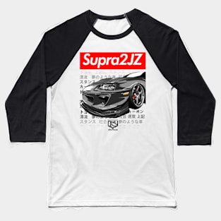 Supra MK4 2JZ (Gray) [ OSY Graphics ] Baseball T-Shirt